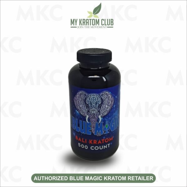 Blue Magic Bali Red Kratom Capsules (600mg) (2 Sizes)