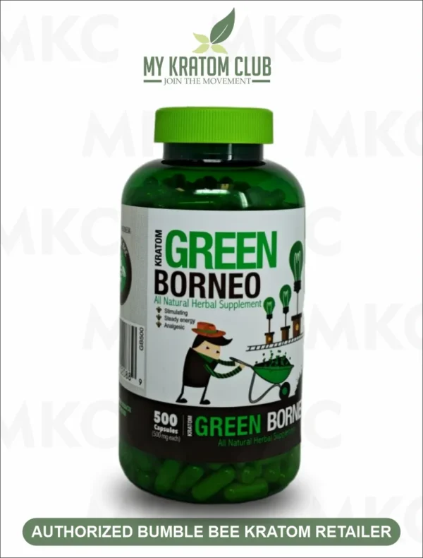 Bumble Bee Kratom Green Borneo Capsules