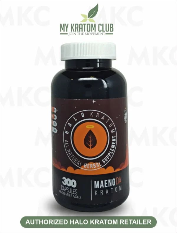 Halo Maeng Da Kratom Capsules (300 CT)