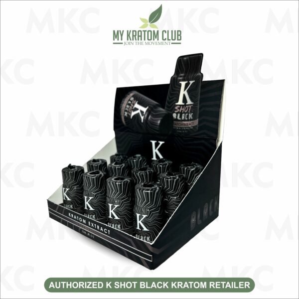 K Shot Kratom Black Liquid Extract Shot (Extra Strength) - Image 3