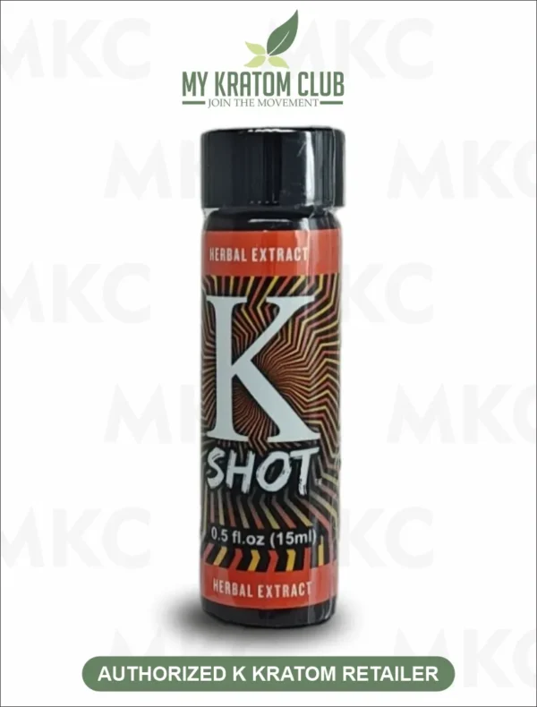 K Shot Kratom Herbal Extract Liquid (3 Options) (15 ML)