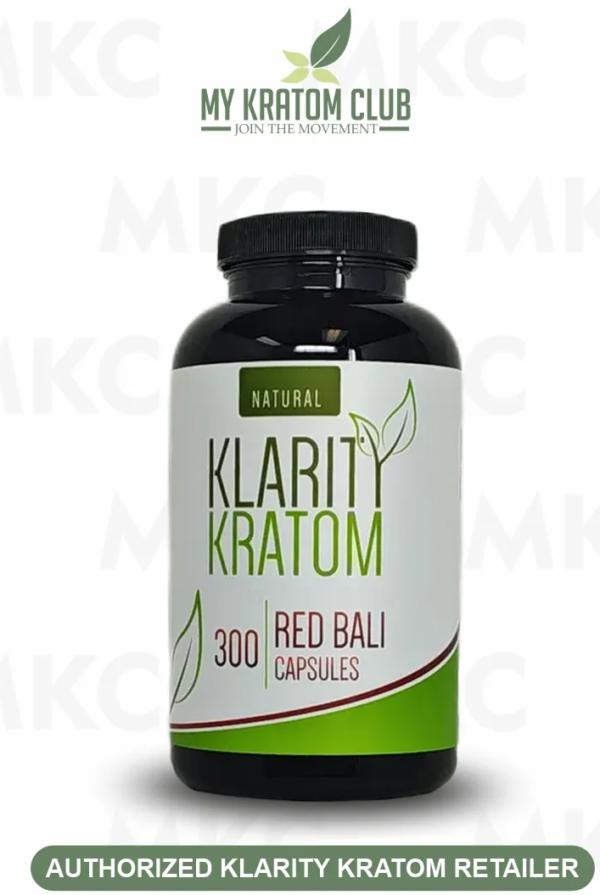 Klarity Kratom Red Bali Capsules – Natural Pain Relief & Relaxation