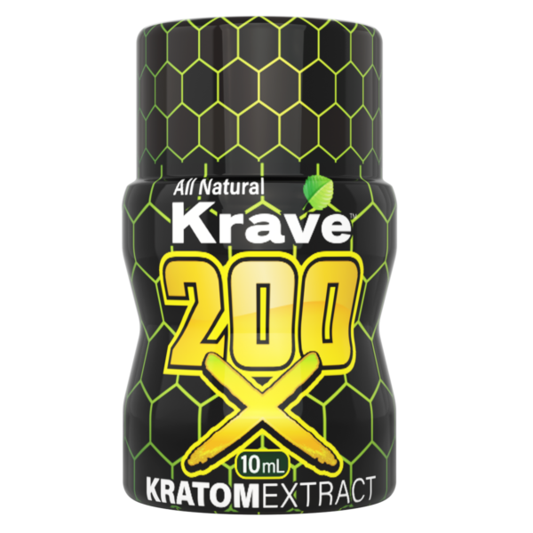 Krave 200X Kratom Extract Liquid Shot