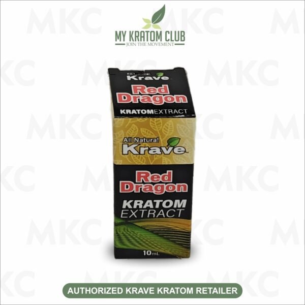 Krave Red Dragon Liquid Kratom Extract Shot – 10ml