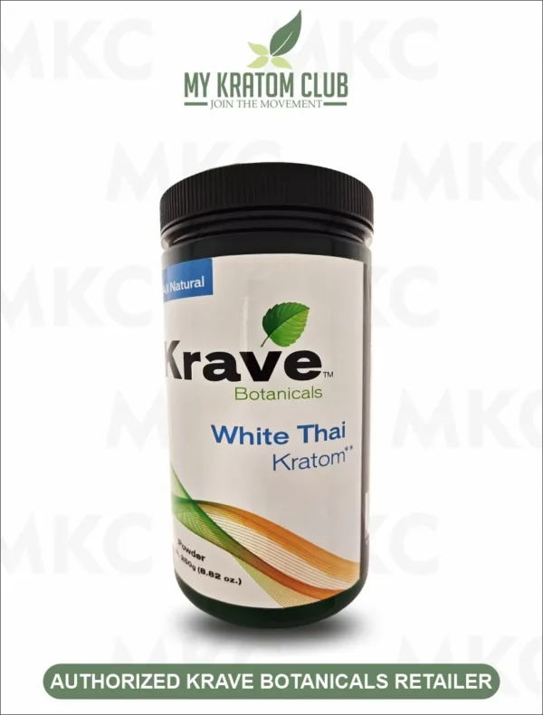 Krave Kratom White Thai Powder (250G)