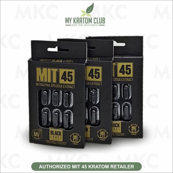 MIT 45 Extract Black Label Capsules (6 Capsule Pack)