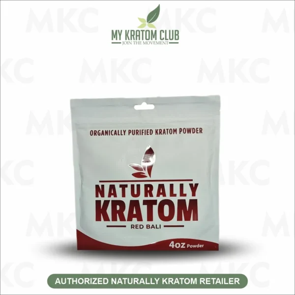 Naturally Red Bali Kratom Powder 4 OZ