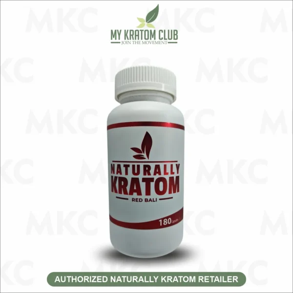 Naturally Red Bali Kratom Capsules (2 Sizes)