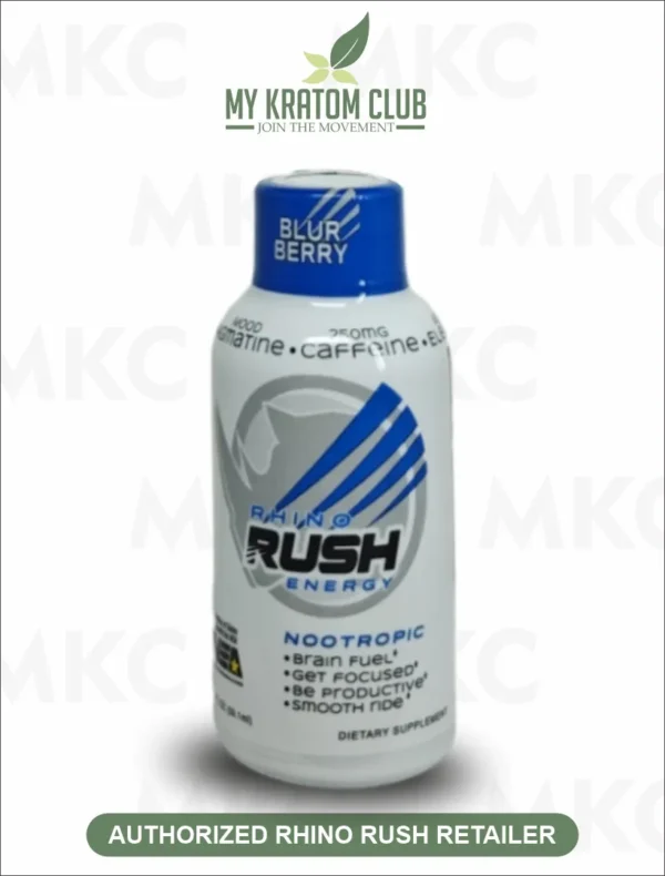 Rhino Rush Energy Blur Berry Nootropic 2 OZ